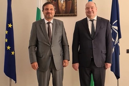 Ambassador Nikolay Yankov welcomed to the Embassy of the Republic of Bulgaria in Baku the newly appointed Ambassador of the Kingdom of Belgium to the Republic of Azerbaijan Michel Peetermans